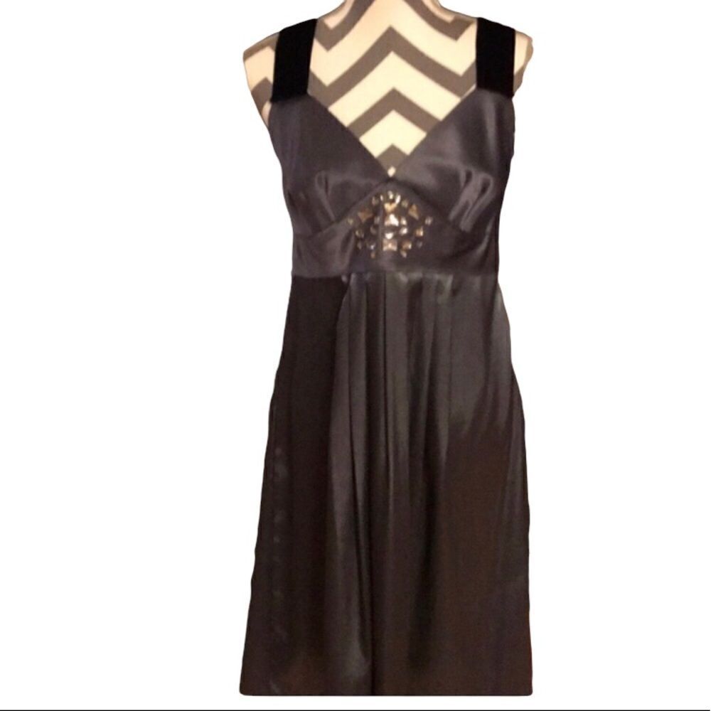 Simply Vera Special Occasion Dress Size 6 Dark Silver/Grey
